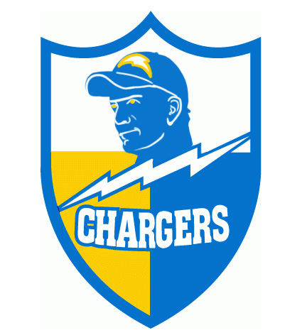 San Diego Chargers Manning Face Logo iron on transfers